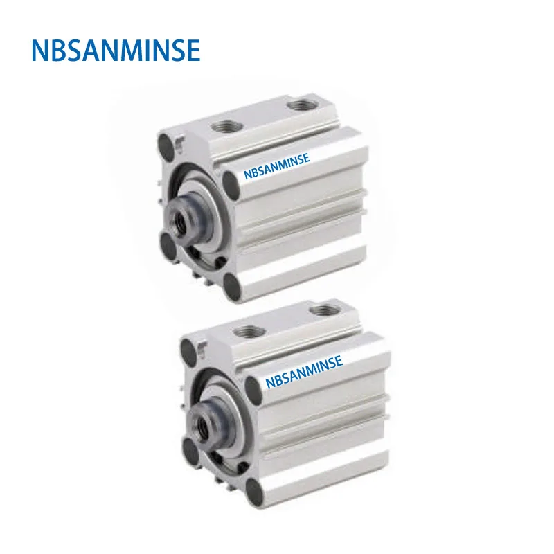 

NBSANMINSE CQ2B25 Compact Cylinder 10Bar Double Acting Single Rod Air Pneumatic Compact Cylinder
