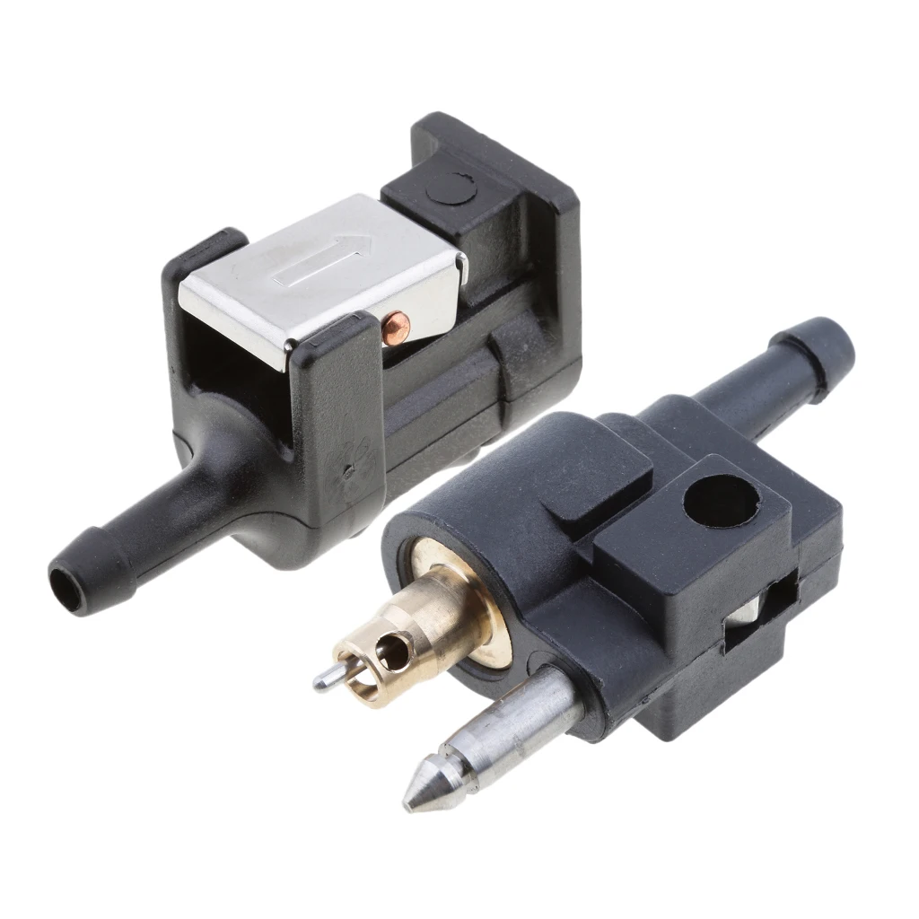 1/4in Male  Auto Car Fuel Line Hose Coupler Quick Release Connect Connector Joint For Yamaha Outboard Motor