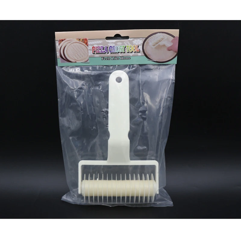 1pcs Plastic Pull Net Pizza Knife Wheel Pasta Lattice Roller Cutter Dough Biscuit Pie Kitchen Baking Tool Cutter Accessories