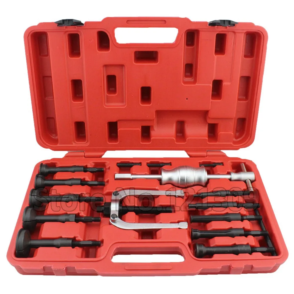 Professional 16PC BLIND HOLE PILOT BEARING PULLER INTERNAL EXTRACTOR