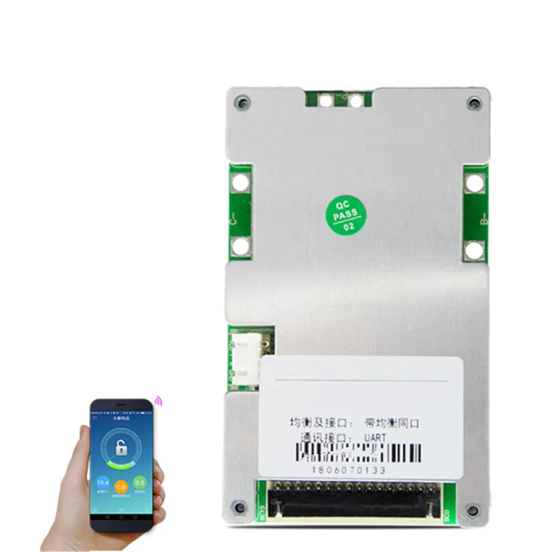 3S 4S 40A 60A 80A BMS 12V Li-Ion Smart BMS 4S 14,8 v 5S 18,5 v с Android Bluetooth App баланс с связью UART Box