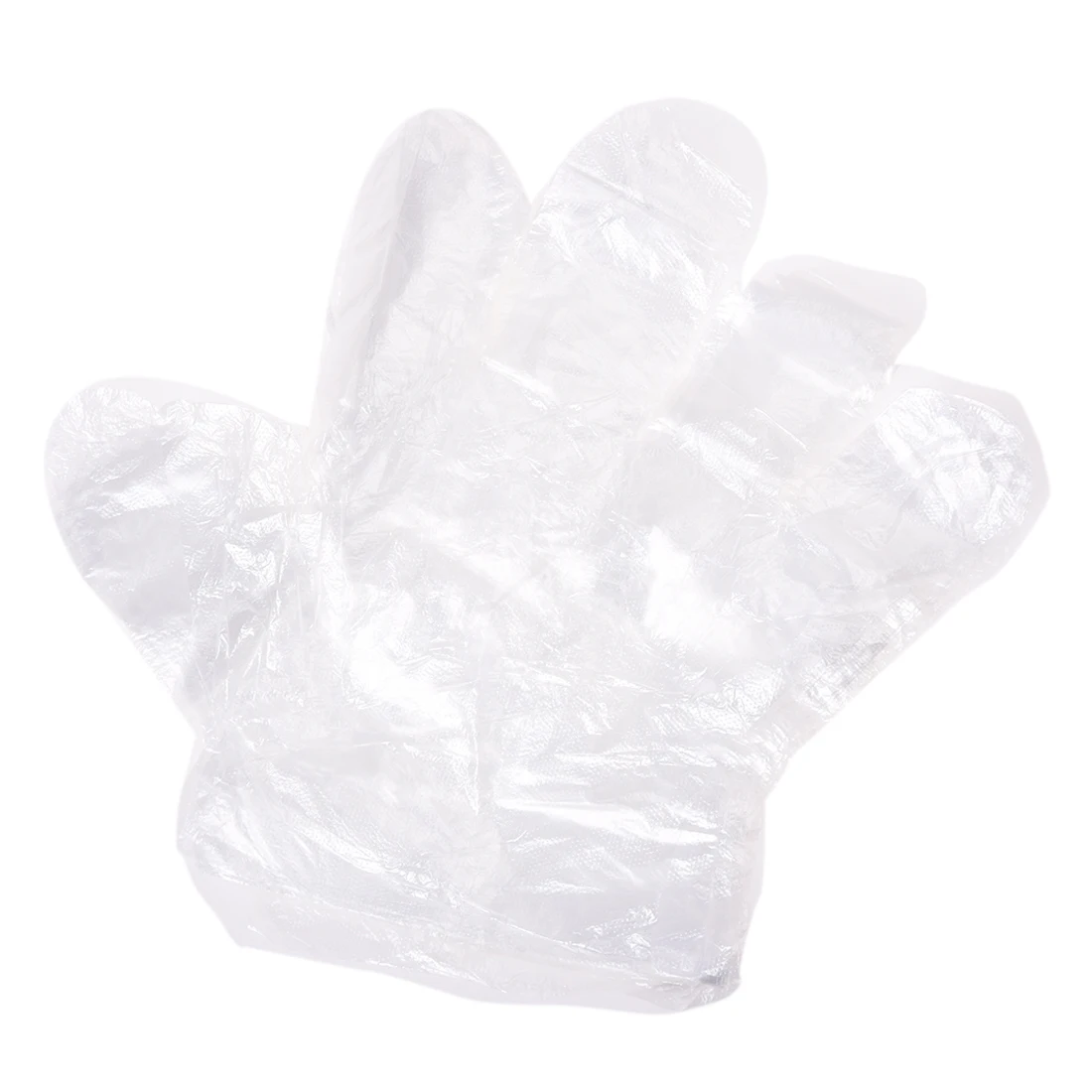 

2 pcs of MOOL 25 Pairs Food Service Clear Plastic Disposable Gloves