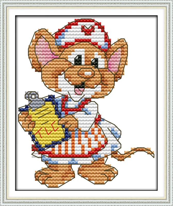 Kit de punto de cruz de enfermera, lienzo bordado de puntadas, costura  hecha a mano, 14ct 11ct, The sport mouse (3)|handmade needlework|cross  stitch kitsembroidery diy - AliExpress