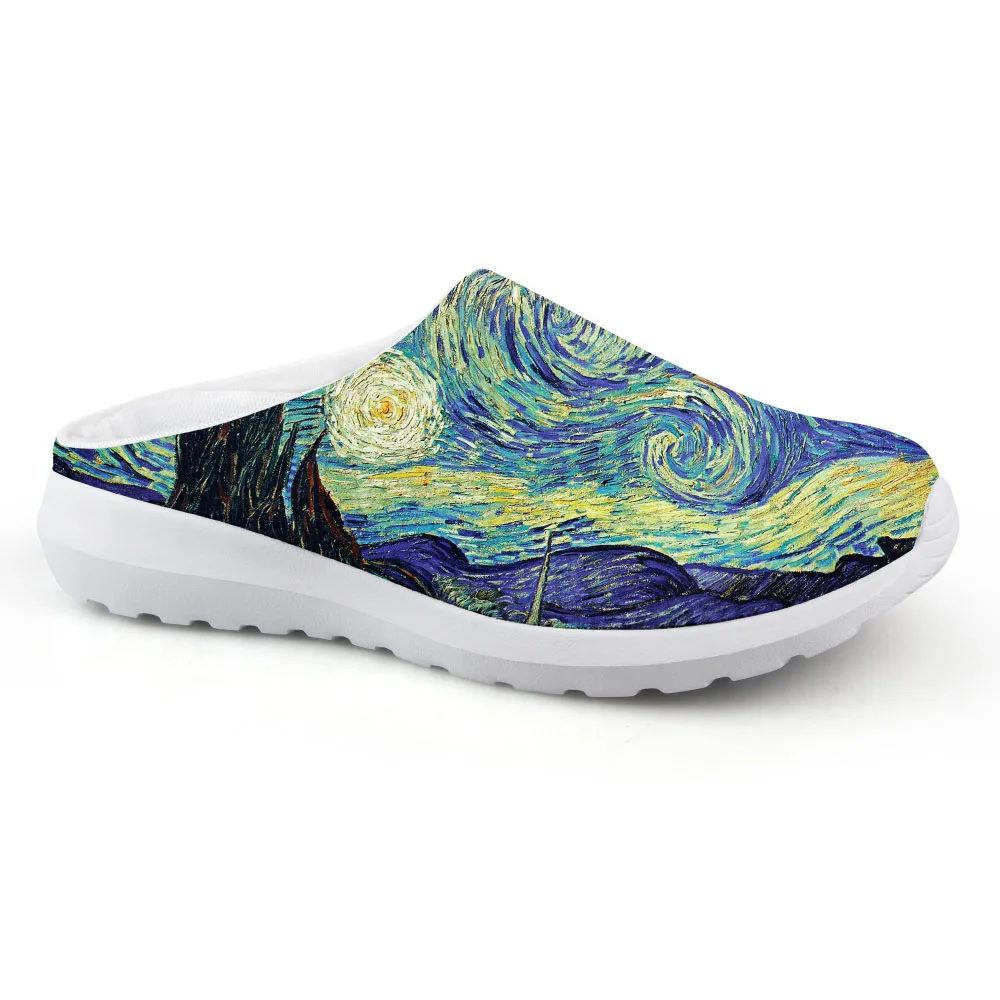 

Flat Sandals Male Casual Comfortable Shoes Men Flats Summer Sandalias Boys Mujer Artist Painting Printing Vincent van Gogh