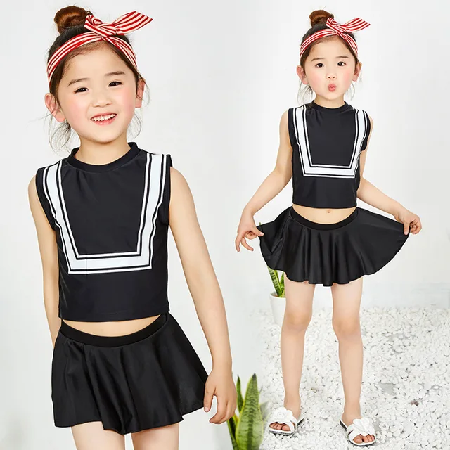 Cheap Children's Swimsuit Kids Girls 2018 Swimwear Baby Bikini Child Female Rash Guard Guards Children Summer Infant Long Sleeveless