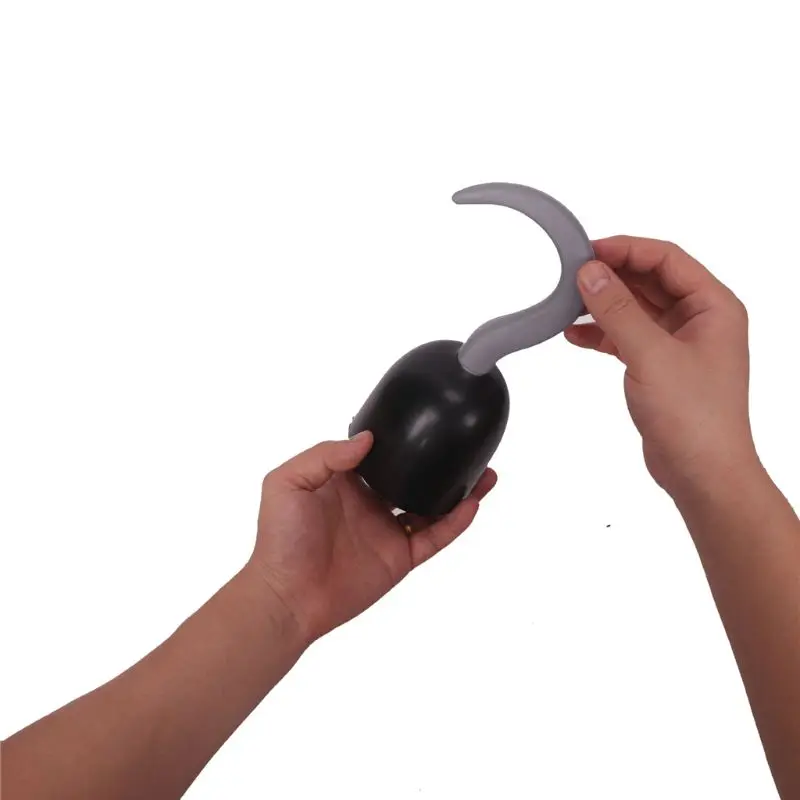 1 шт. резиновый Пиратский крюк игрушка корабль Капитан Хэллоуин косплей вечерние реквизит пластик