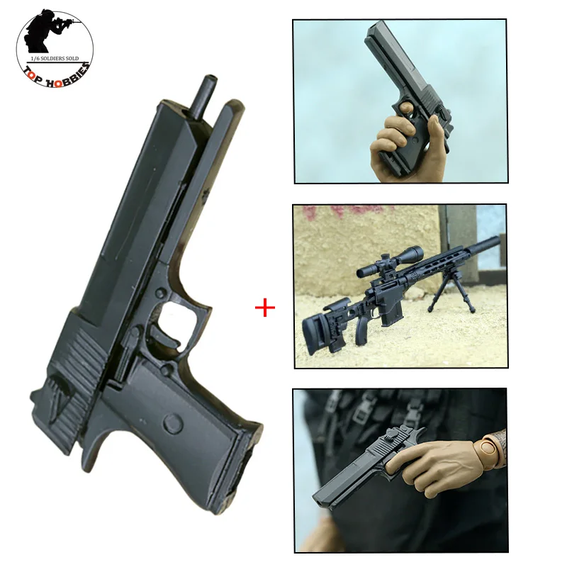 1/6 Scale Gun Model Accessories Toy Guns Plastic Set 4D Assembled