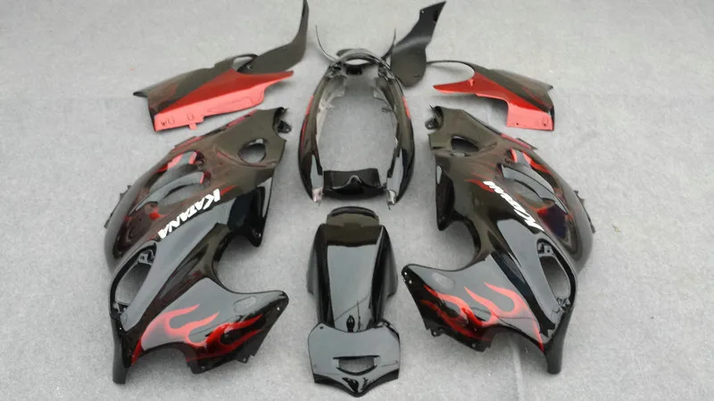 Мотоцикл обтекатель комплект для SUZUKI GSX600 750F 96 98 00 05 GSX600F GSXF750 1996 2006 Топ Красный