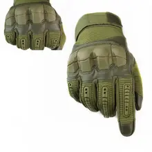 Перчатки для велоспорта с резиновыми кастетами на весь палец, тактические перчатки для охоты, охоты, стрельбы, пейнтбола, мягкие походные перчатки