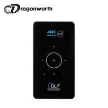 2017 Newest C6 Amlogic S905 Micro Projector DLP HDMI 1080p 854*480 Android 5.1 2GB / 16GB Home Bluetooth bt4.0 Private Cinema
