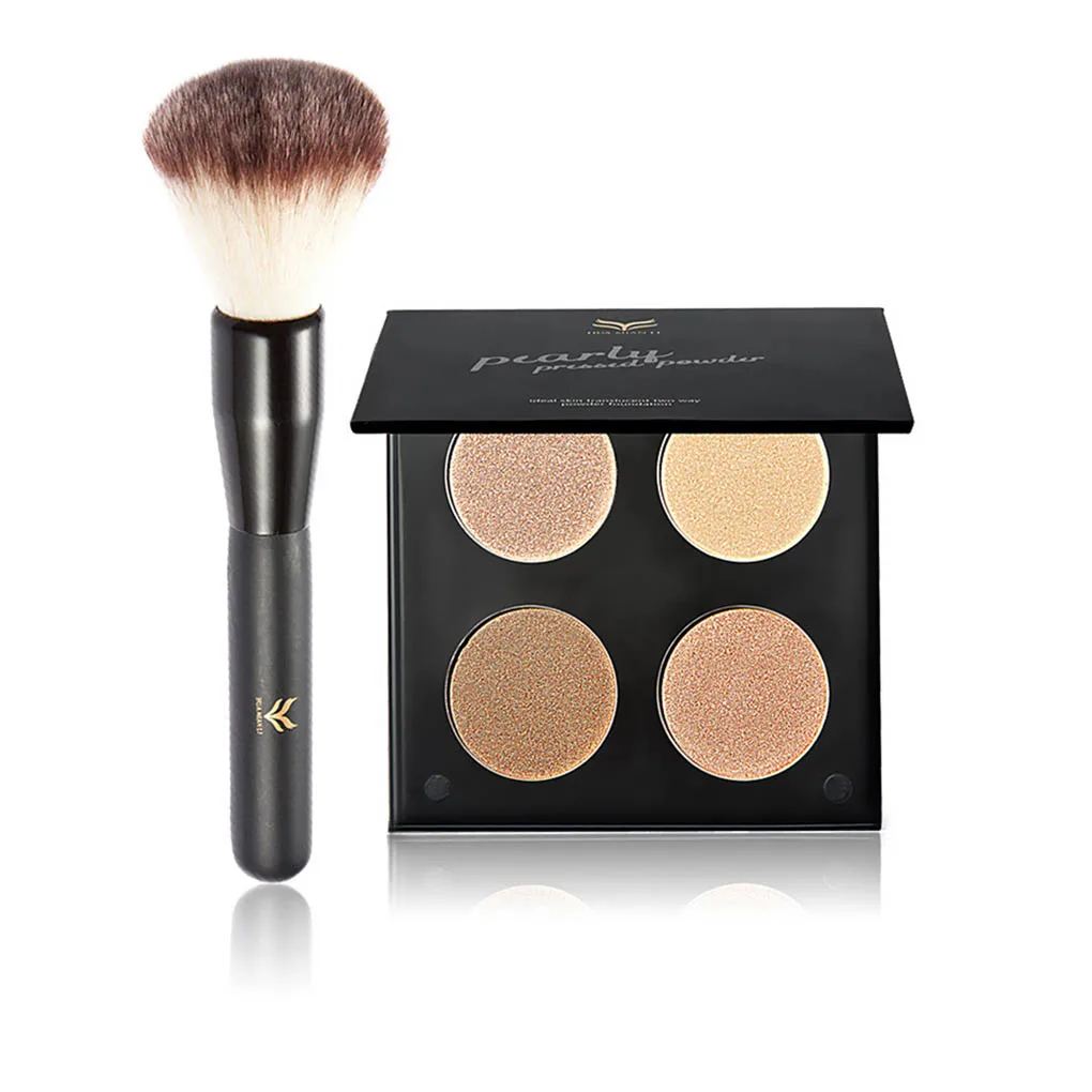 4 Colors Women New Portable Highlighting Matte Bronzers Powder Contour