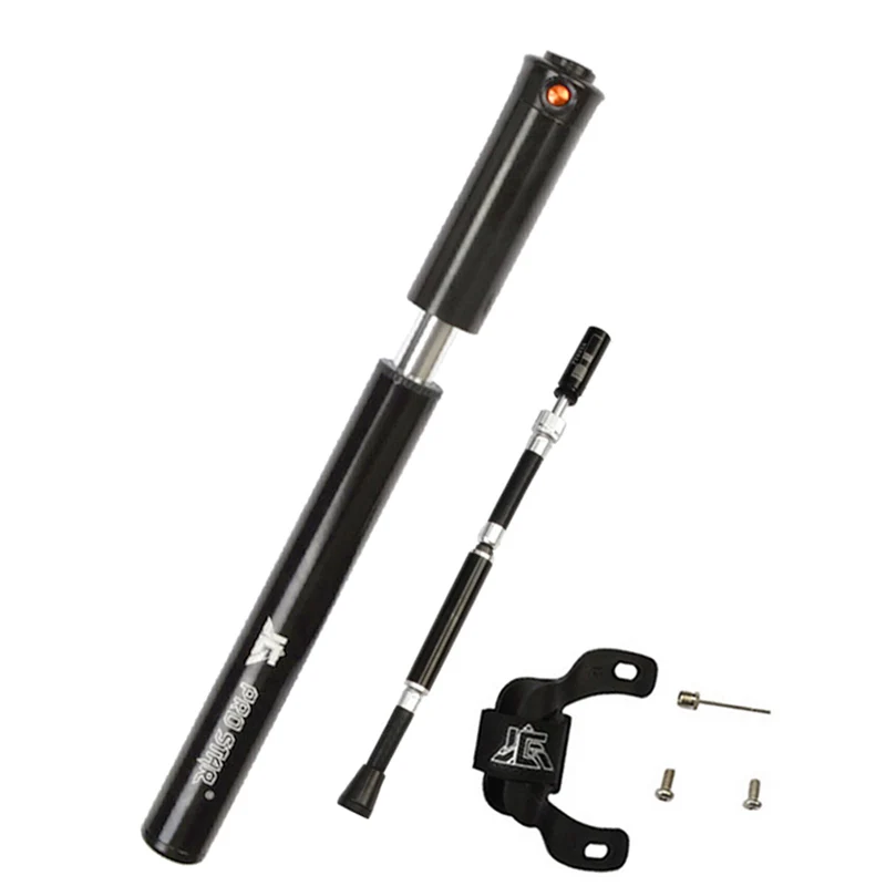 Mini Bike Pump High Pressure Gauge Air Pump Ball Bicycle Pumps Schrader