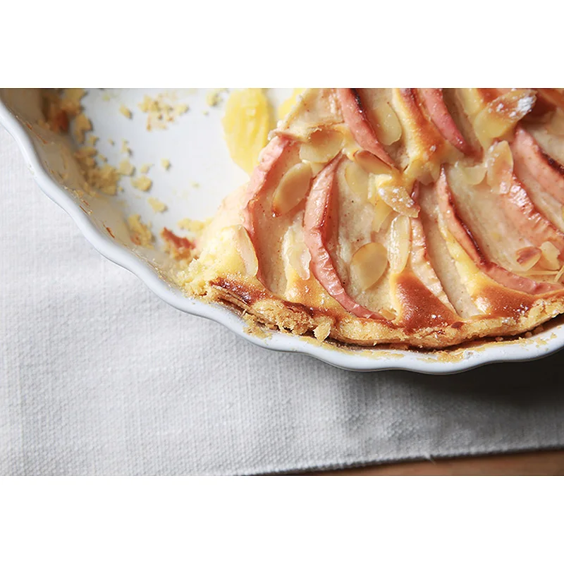 Dishes Plates Pink Blue Baking Tray Baked Rice Dishes Pigmented Porcelain Round 10 Inches Spaghetti Lasagna Dish High Quality