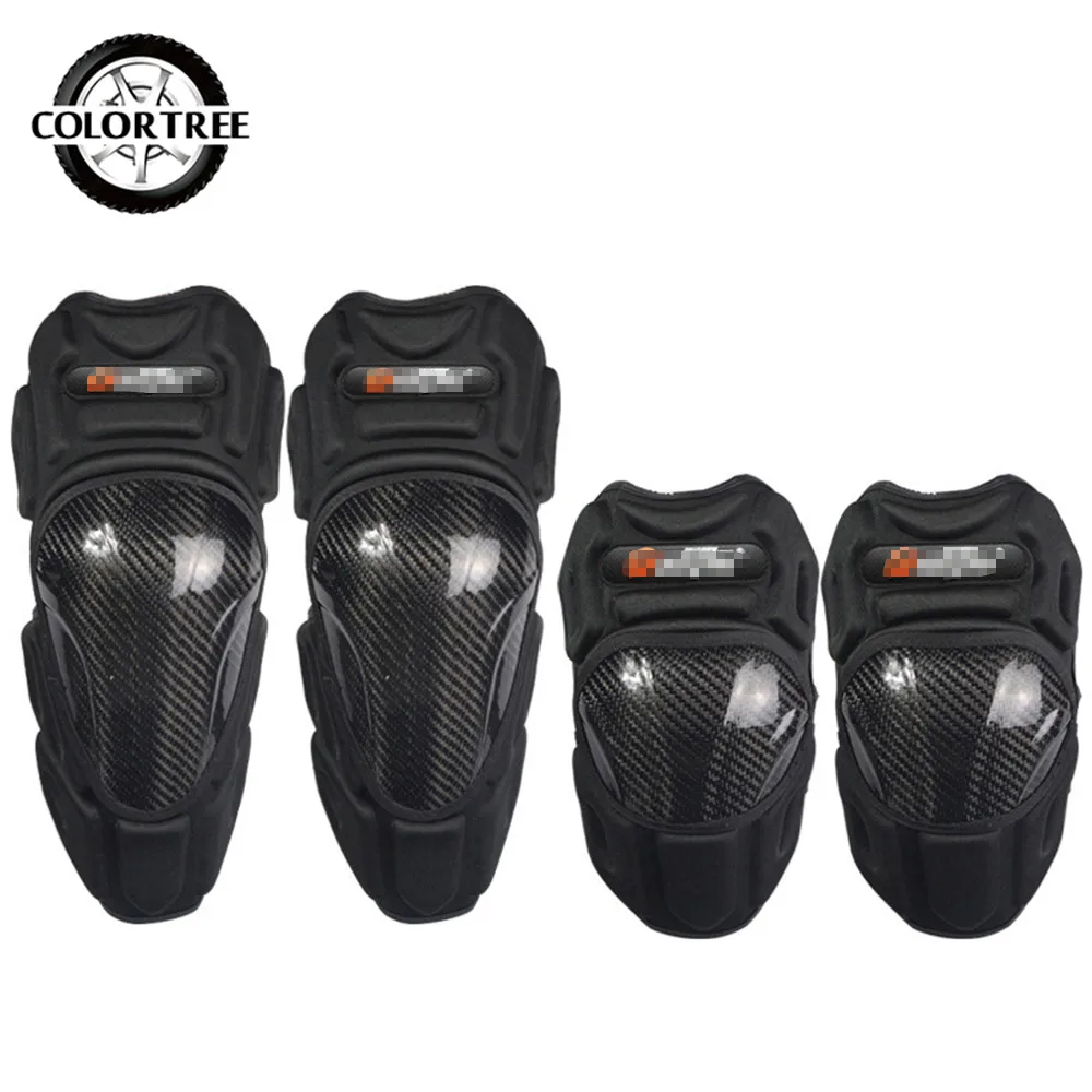 

Motorcycle Kneepad Carbon Fiber Moto Elbow Knee Pads Motocross Racing Protective Gear Protector Guards Kit
