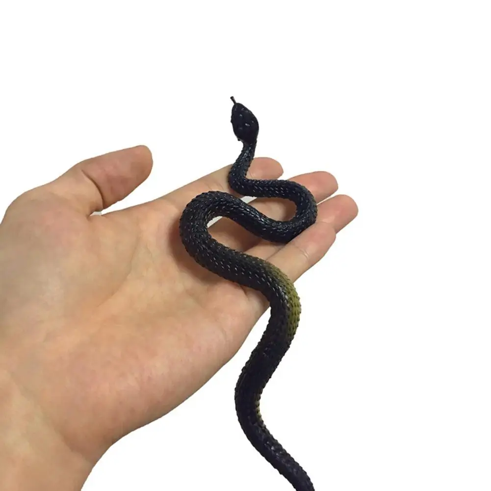 

Simulation Snake Toy Halloween Tricky Creepy Prank Scary Snake Model Soft Rubber Wild Life Toy In Stock Clearance