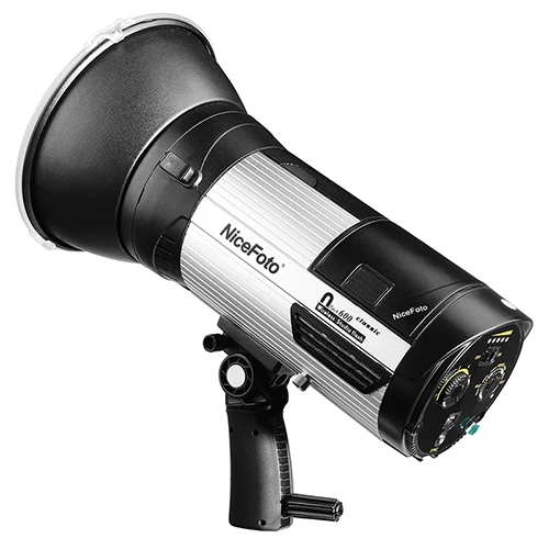 US $339.00 NICEFOTO Nflash600 Wireless Studio Flash Classic 600 LED Lamp For Outdoor Photography BuiltIn Wireless HiSpeed Flash Light