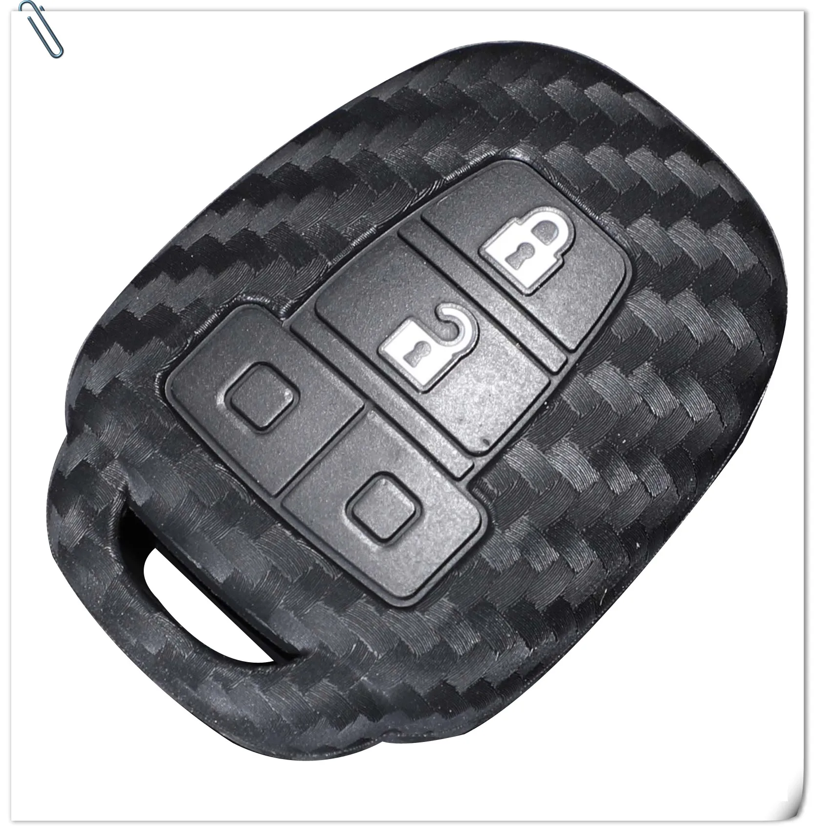 Keyforkess 4 pulsanti portachiavi in Silicone al carbonio per Toyota CAMRY 2012 2013 2014 2015 Corolla 2014 2015 portachiavi per auto a distanza - HTB1O BhQ9zqK1RjSZFjq6zlCFXa5