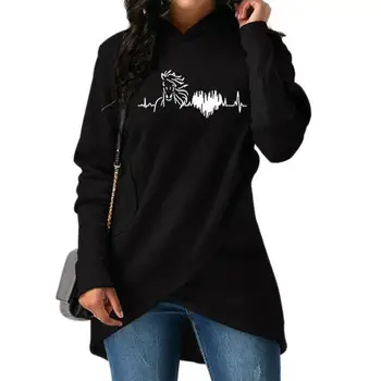 

Hoodies For Women Letters Print Split Tops Sweatshirt Femmes Sweatshirts Harajuku Youth Casual Hoody Hoodies And For Women