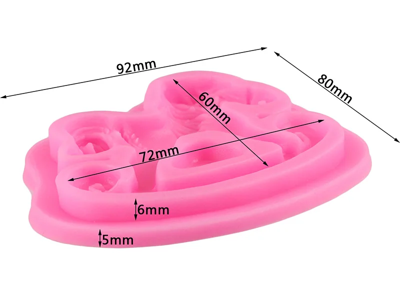 Детские игрушки троянская лошадь форма помадка для выпечки шоколада силиконовая форма для украшения торта инструменты Конфеты глина 3D ремесло Мыло Формы