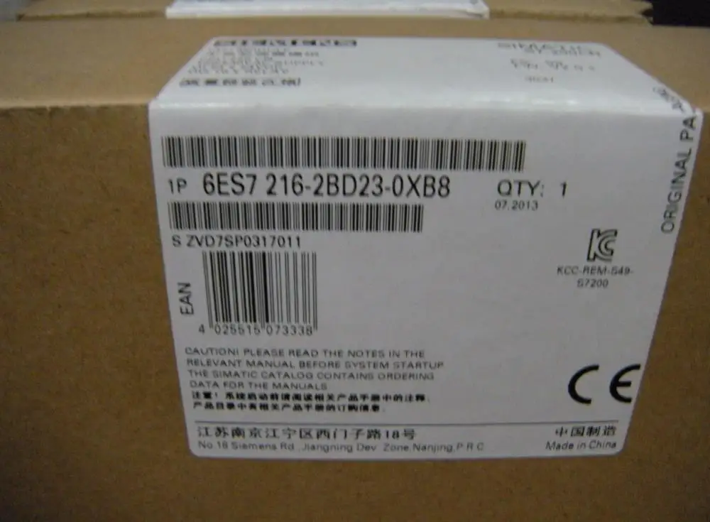 New or Used 6ES7 216-2BD23-0XB8 SIMATIC S7-200 CPU 226 CN AC PS 24DI DC/16DO RELAY 6ES7216-2BD23-0XB8 | Инструменты