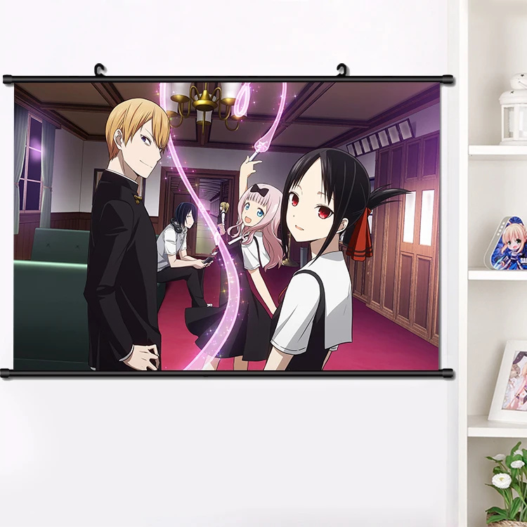 Японское аниме Kaguya sama: Love Is War Shinomiya настенный свиток для манги семейное украшение