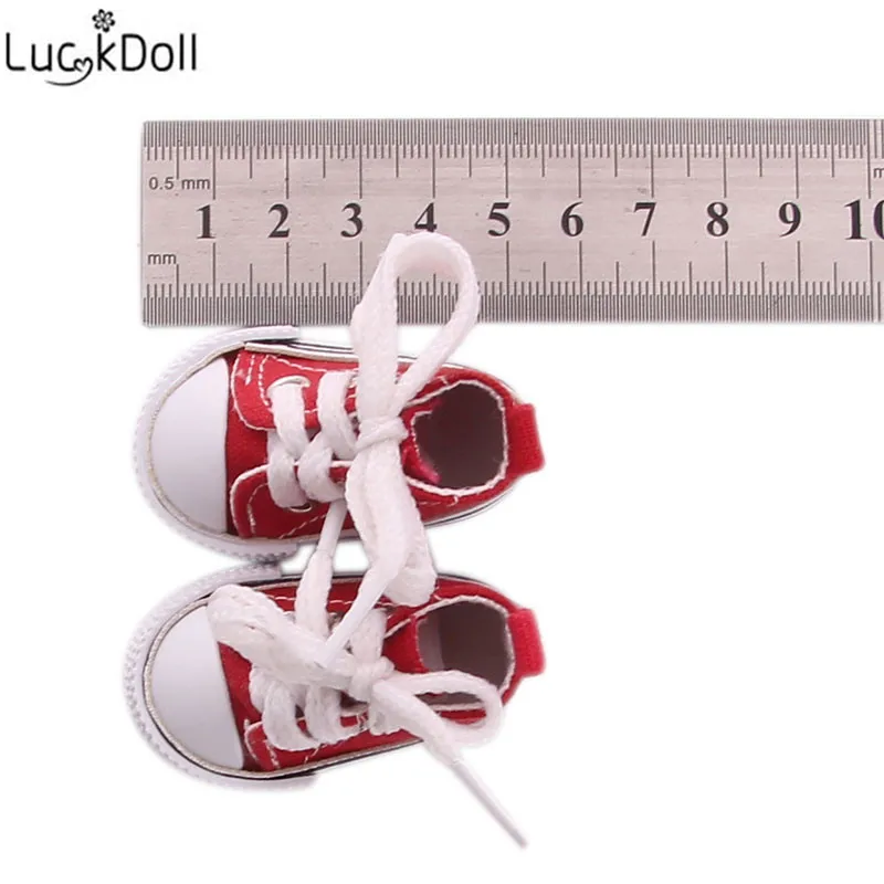 Парусиновая обувь LUCKDOLL 5 см подходит для шарнирных кукол одежда аксессуары