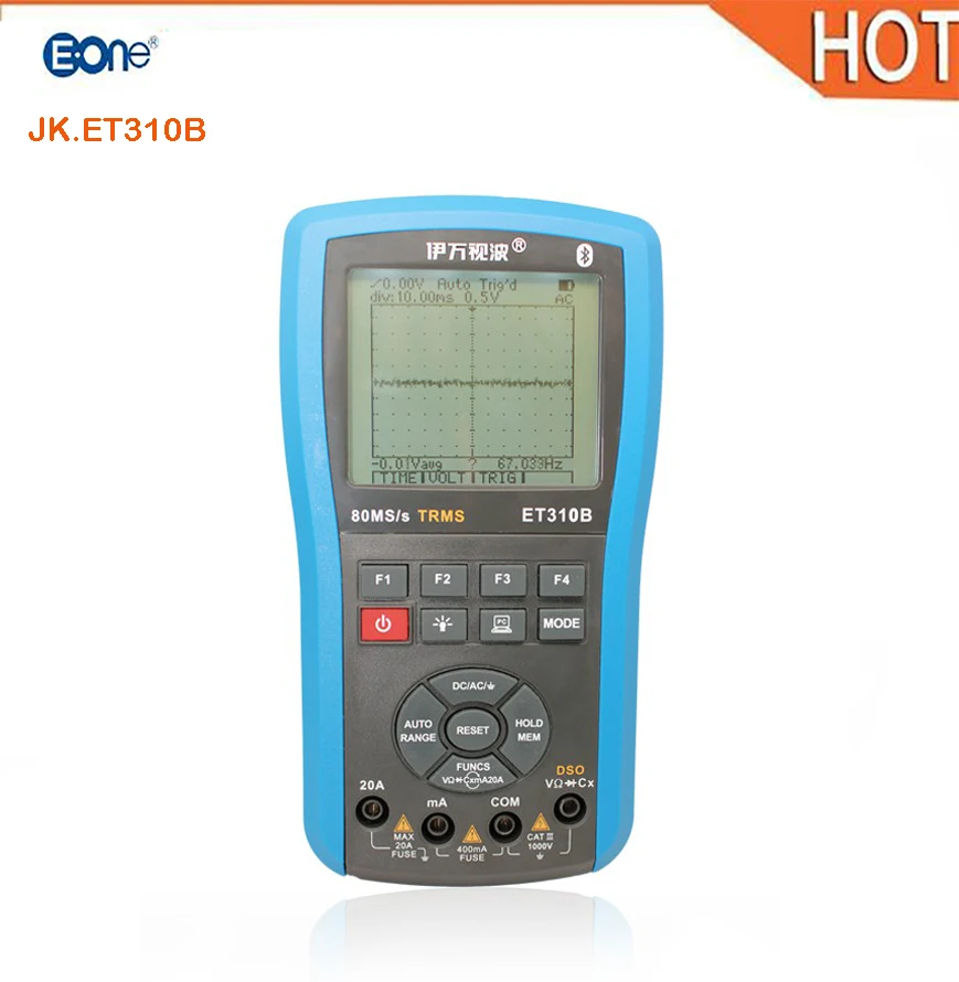 

E-one hot Authentic ET310B Bluetooth Oscilloscope Handheld Digital Multimeter Scope Meter 80Msps 20MHz Better than ET201