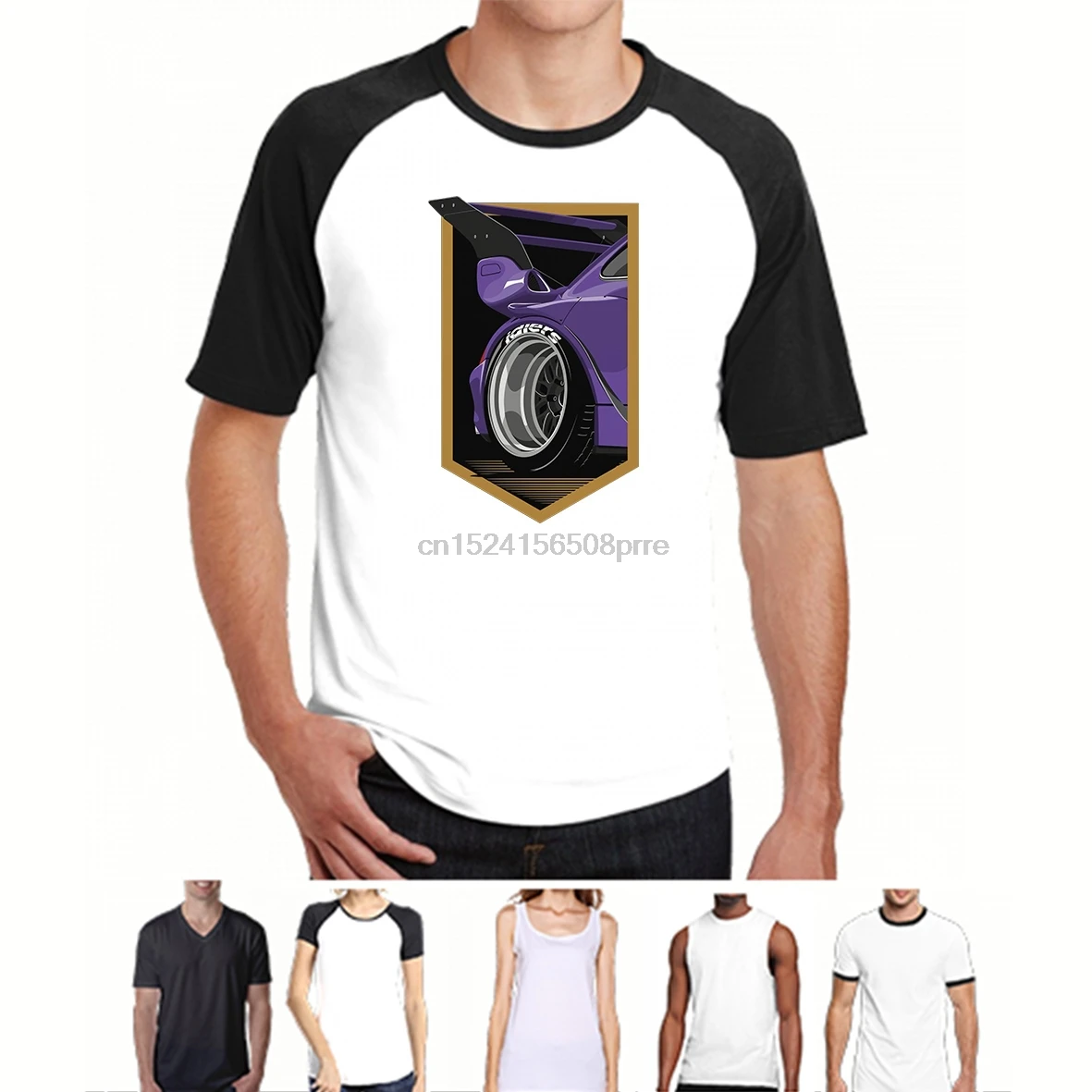 

Men Funny t shirt cotton short sleeve tshirts women T-Shirt RWB
