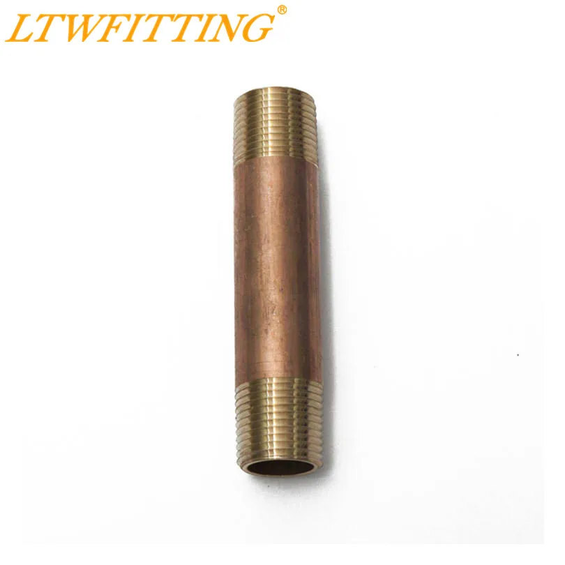

LTWFITTING Brass Pipe 3-1/2" Long Nipple Fitting 3/8 Male NPT Air Water
