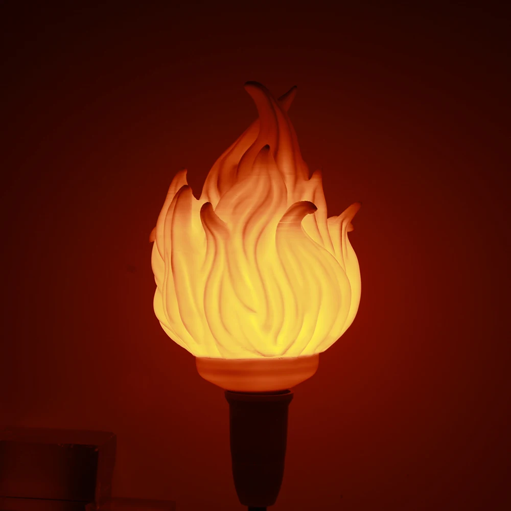 Новое поступление, 3D печать, светодиодный светильник с эффектом пламени, лампа с эффектом мерцания, декоративная лампа E27, светодиодный светильник с эффектом пламени