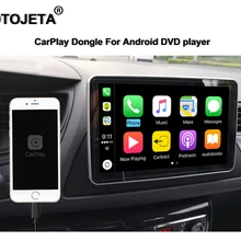 10 шт./лот OTOJETA USB Smart Link Apple CarPlay Dongle для Android навигационный плеер мини USB Carplay Stick с Android Auto