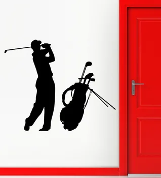 

Golf Vinyl Decal Player English Sports Fan Wall Stickers