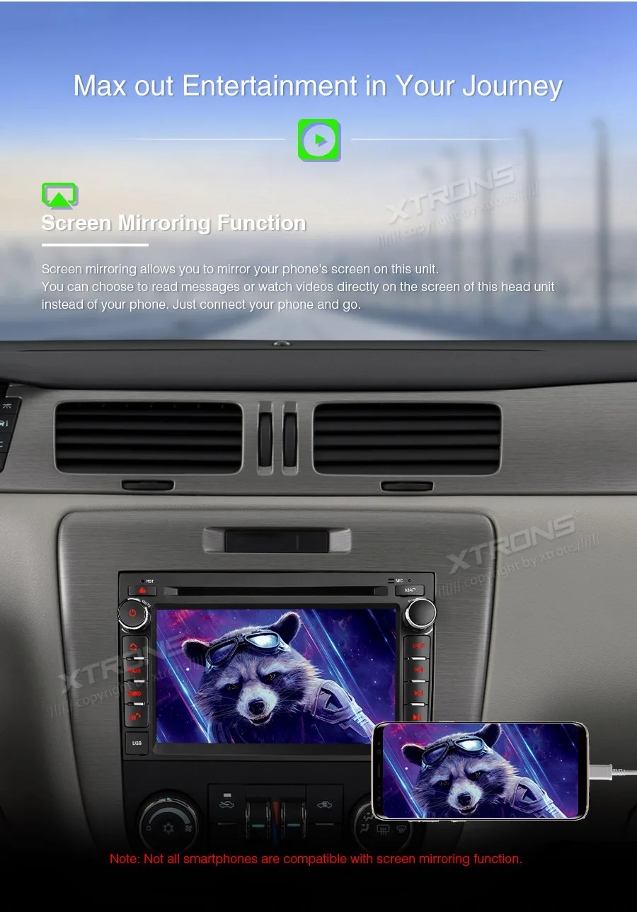 Excellent XTRONS 7" Android 9.0 Octa Core Car DVD Radio Player GPS OBD for Chevrolet Tahoe Impala for BUICK Enclave for GMC for HUMMER 12
