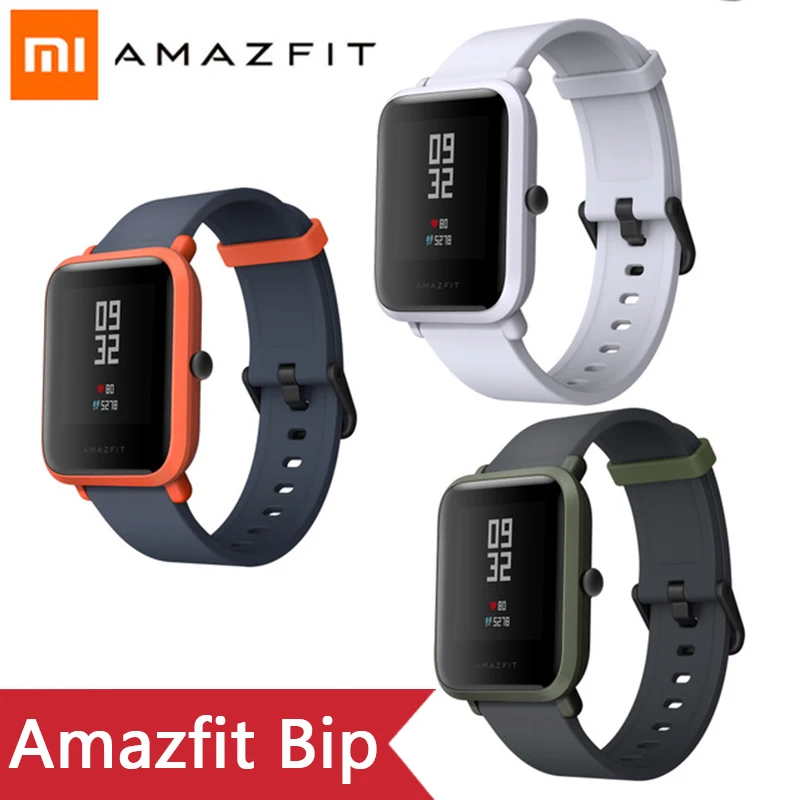 Смарт часы Xiaomi Huami Amazfit BIP BIT PACE GPS IP68 Водонепроницаемые Молодежные с цветным
