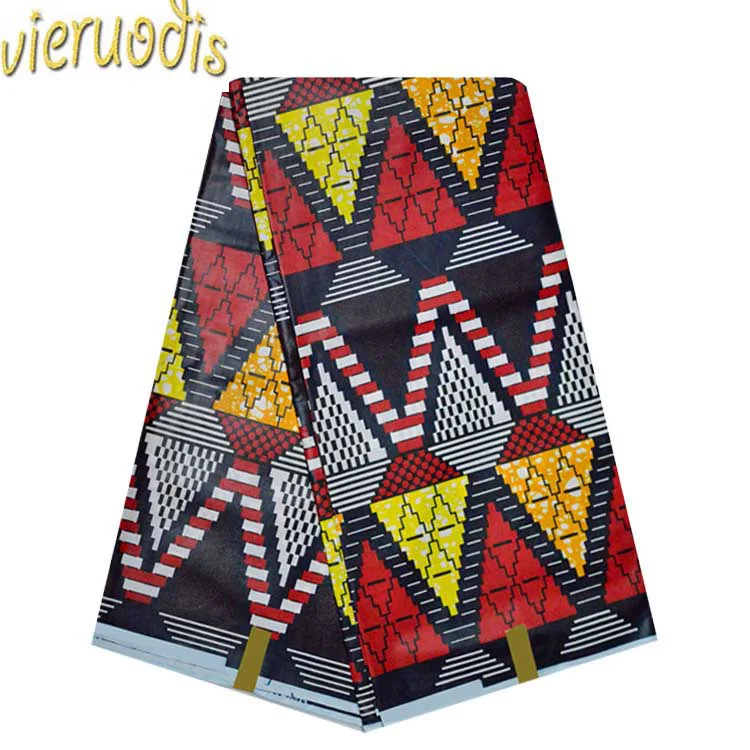6 Yards African Wax Prints Fabric dutch 100% Cotton Fabrics Material Dashiki Batik Real Floral for Dress | Дом и сад