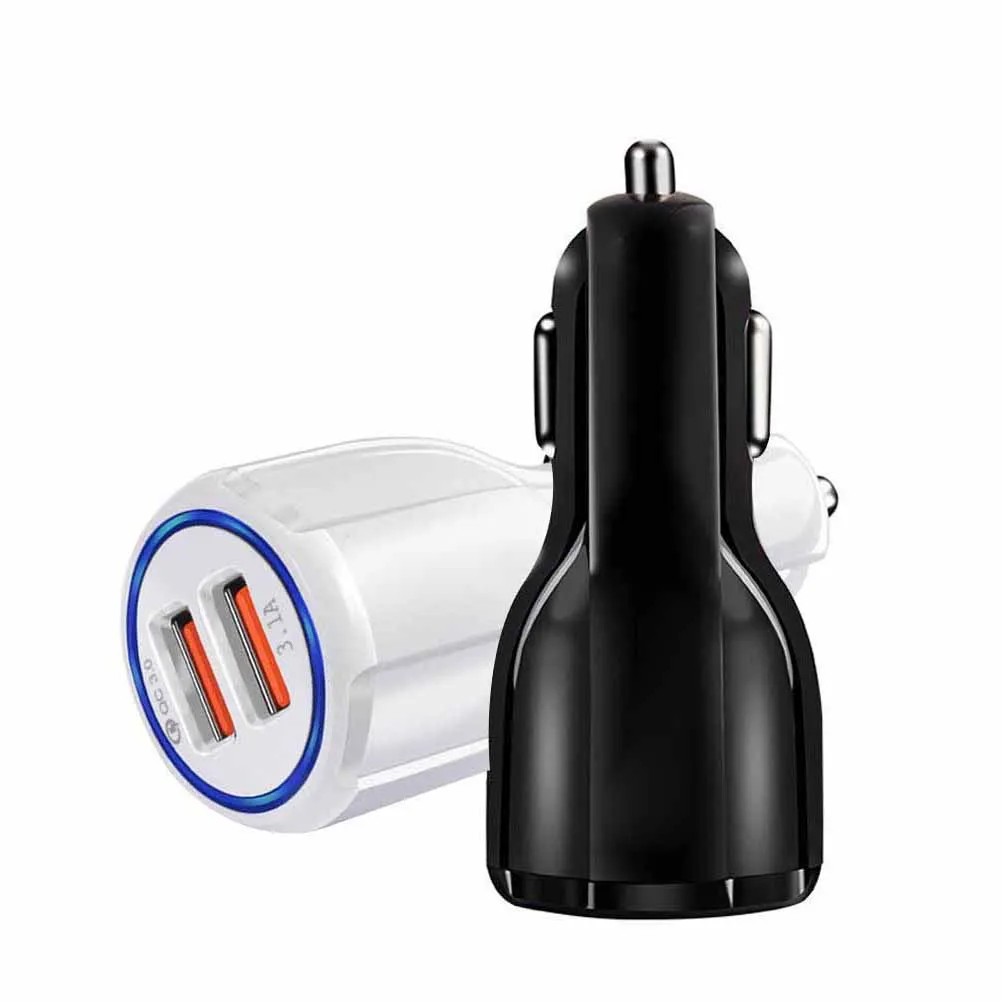 

Quick Charge 3.0 In Car Charger 2 Ports USB Qualcomm QC Fast Charging Adapter DXY88