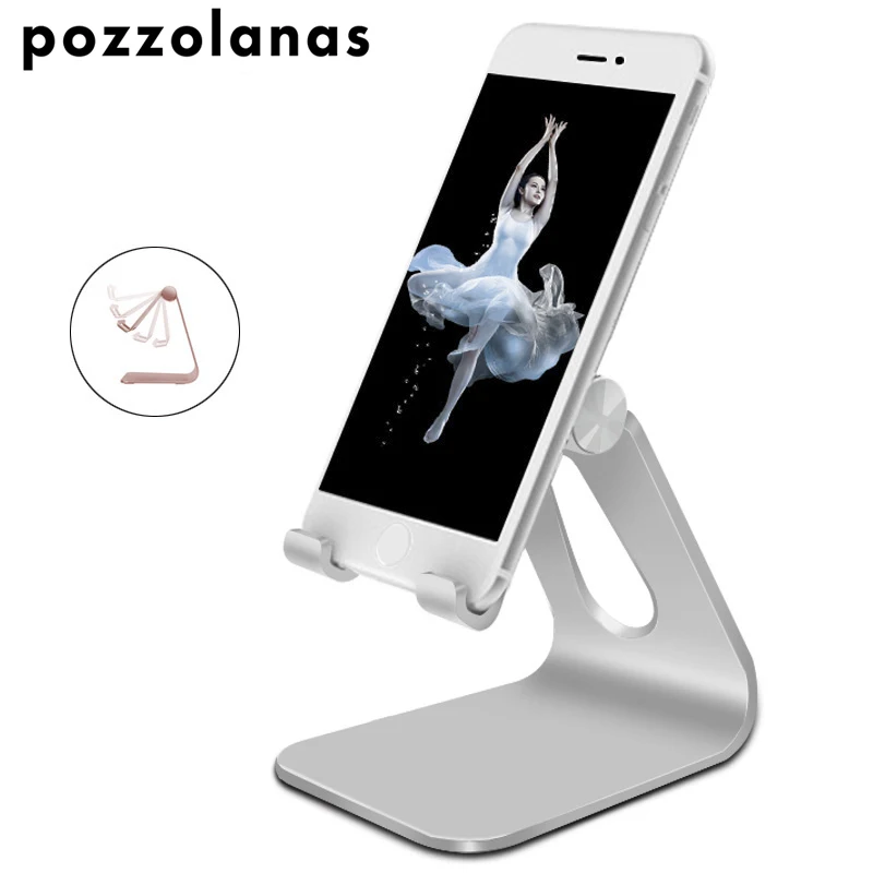 Pozzolanas Aluminium Alloy Desktop Mobile Phone Holder