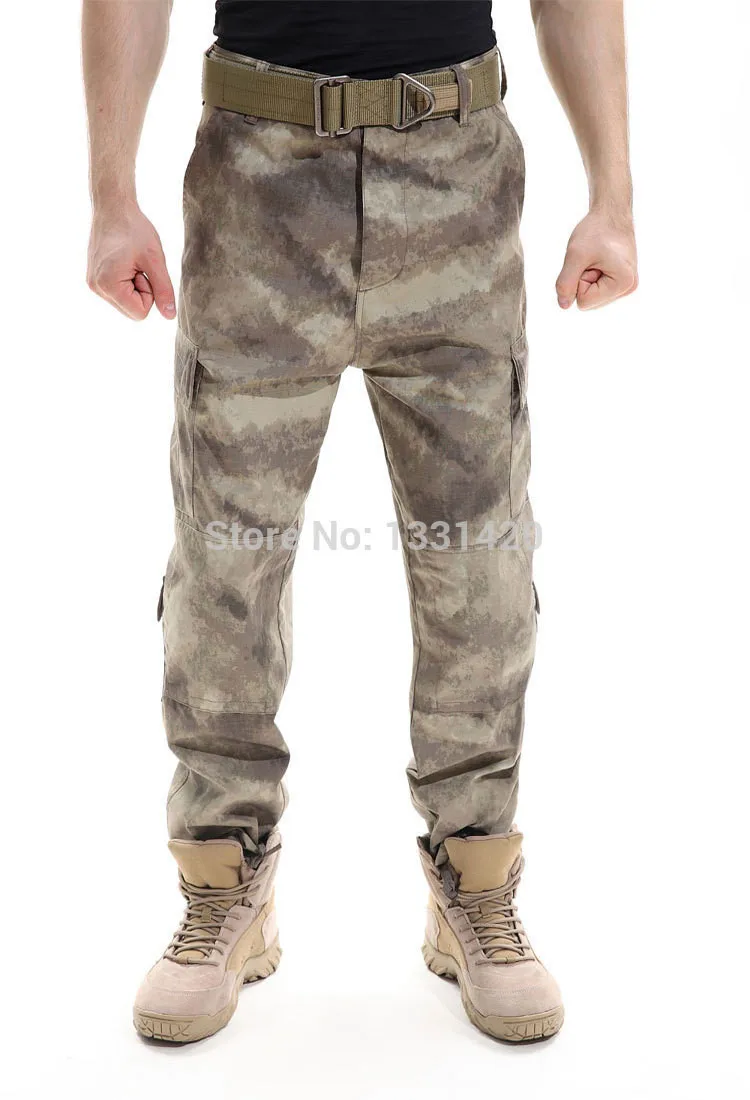 Настоящие тактические штаны, брюки для мужчин и военные тактические тренировочные штаны, штаны для специальных операций, ACU CP ruins camouflage BK - Цвет: A tacs