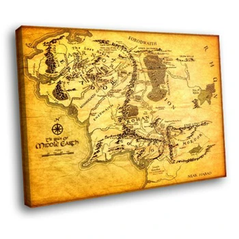 

Retro Yellowe Map Still Life Canvas Painting Lobby Room Entrance Wall Decor Abstract Poster Print Vintage Home Decor Dropship