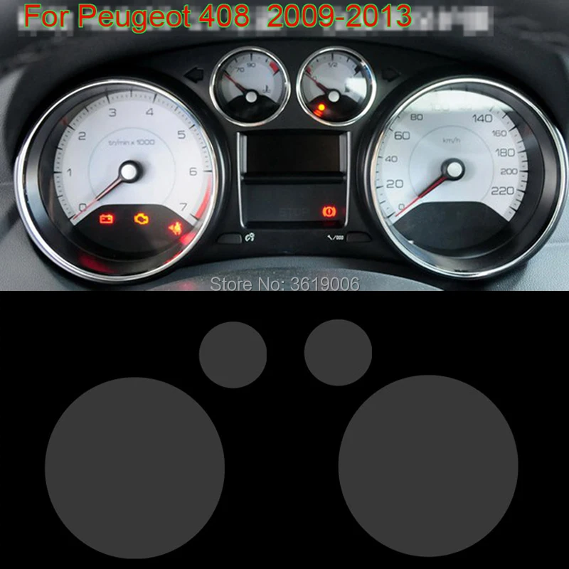

TOMMIA For Peugeot 408 09-18 Screen Protector HD 4H Dashboard Protection Film Anti-scratches Car Sticker