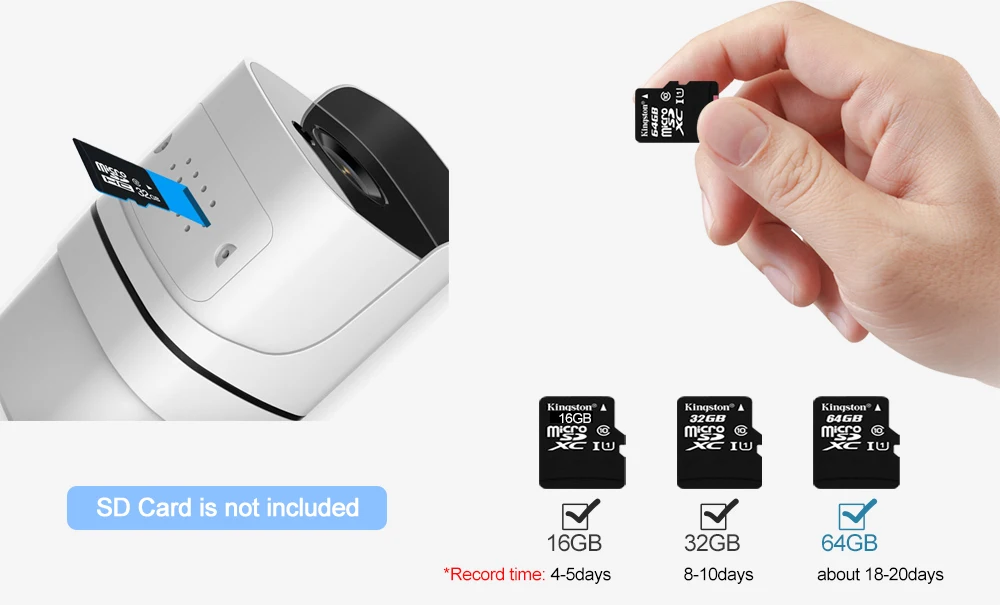  5MP H.265 Wireless WiFi Camera IP Audio Motion Detection IP Camera Outdoor Camera WiFi IR Night Vis