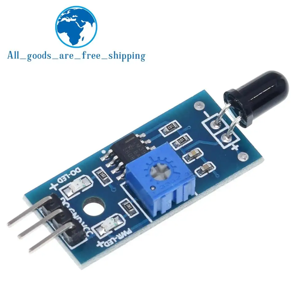 10pcs 5MM F5 Flame Sensor For Smart Car DIY YS-17 NEW