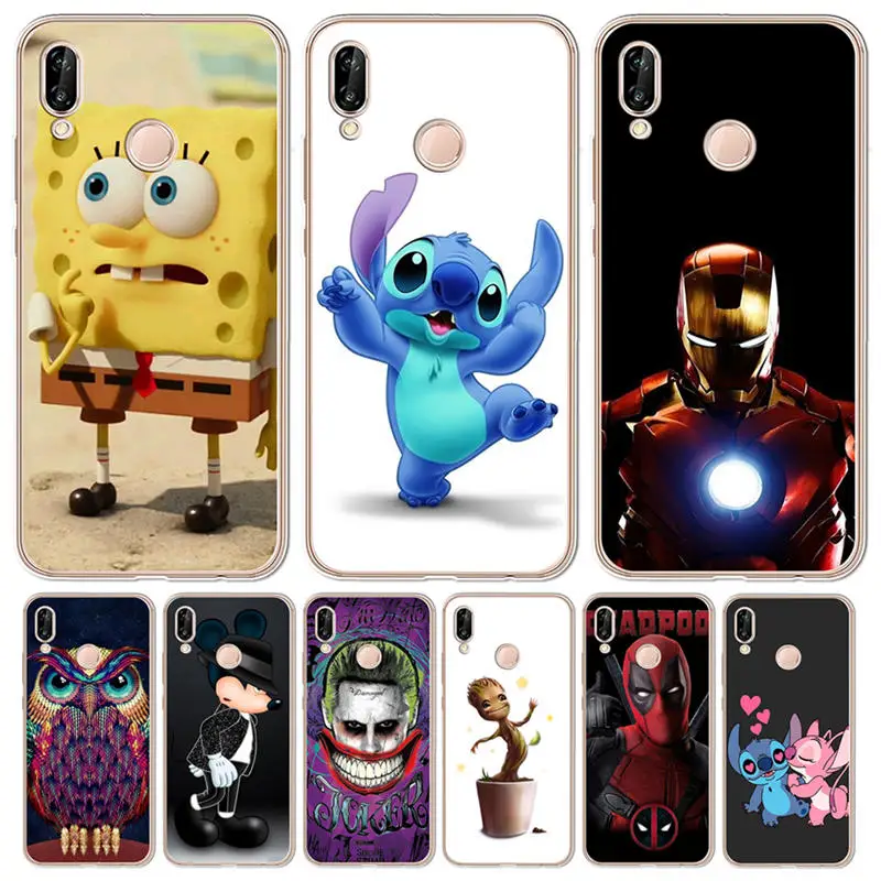 

Luxury Stitch For Coque Huawei Honor 6X 6A 7 7X 7C 7A pro 8 8X 9 10 8C Lite Case Soft Silicone etui phone cover funda capa cool