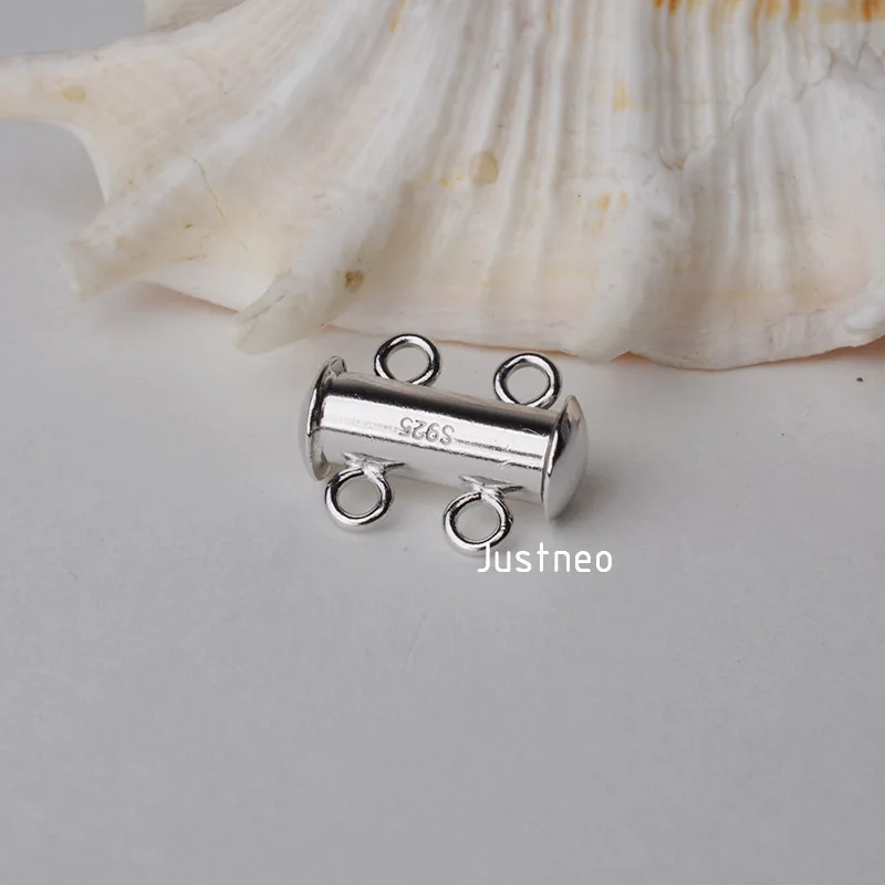 Sterling Silver 2 Strand Tube Clasp (1)