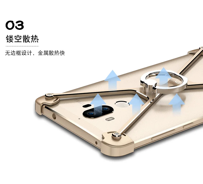 Oatsbasf чехол для huawei mate 9 Pro металлический каркас границы противоударный телефона