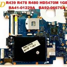 Оригинальная материнская плата для ноутбука samsung R439 R478 R480 HM55 HD5470M 1 ГБ BA41-01229A BA92-06676A протестирована хорошая