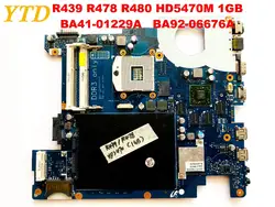 Оригинальный Для samsung R439 R478 R480 материнская плата для ноутбука HM55 HD5470M 1 ГБ BA41-01229A BA92-06676A испытанное хорошее Бесплатная доставка