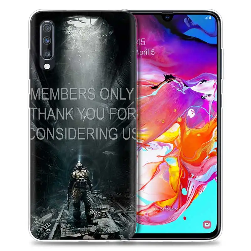 Метро 2033 чехол для samsung Galaxy A50 A70 A80 A60 A40 A30 A20 A10 M40 M30 M20 M10 A6 A8 плюс чехол для телефона из ТПУ с отделением для карт