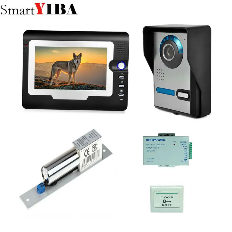 Sicherheit & Schutz Video Intercom Zuversichtlich Smartyiba 7 Zoll Tft Türsprechanlage Video Türklingel System Mit Ir Kit Kamera Wired Video 700tvl 1vs1 Home Wohnung Kit Supplement Die Vitalenergie Und NäHren Yin