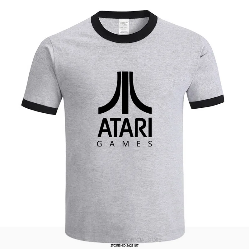 Hot Summer ATARI T Shirt Fashion Short Sleeve O Neck Men T-Shirt Cool Printed Men Clothing Cotton Tees Top Camisetas Hombre Hot Summer ATARI T Shirt Fashion Short Sleeve O Neck Men T-Shirt Cool Printed Men Clothing Cotton Tees Top Camisetas Hombre